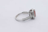 1.69ctw Lab Grown Pink Pear Shaped Diamond 18k Gold Ring 5.9g Size 7 Eb1025rxzsa