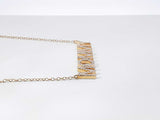Pavé Diamond " Mommy " Statement Necklace In 14k Gold 3.1g 22 Inch Fw0426ozxdu