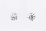 2.0cttw Lab Grown Diamond Stud Earrings In 14k White Gold 1.4 Grams Eb0726pxzsa