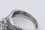 1.61cttw Diamond Ring In 14k White Gold 6 Grams Size 7.75 Eb0126llrxsa