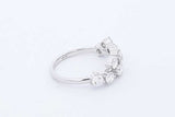 1.13cttw Lab Grown Diamond Ring 14k White Gold 3.06 Grams Size 6.75 Eb0726icrde