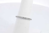Diamond 14k White Gold Ring 1.2 Grams Size 6.5 Eb0526irdu