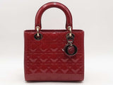 Christian Dior Medium Lady Dior Bag Red Aa1025ozxzsa