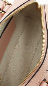 Gucci Mini Convertible Boston Bag In Pink Gg Matelassé Leather Fw1125ixzdu