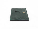Tom Ford Card Holder Wallet In Emerald Green Croc-embossed Leather Fw0925lordu