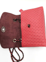 Coach Quilted & Rivets Parker Shoulder Bag In Red Eb0824ordu