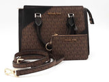 Michael Kors Brown Handbag With Wallet Aa0926crsa