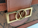 Louis Vuitton Dauphine Mm Reverse Monogram Brown Handbag Aa0525ezxsa