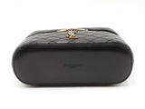 Yves Saint Laurent Gaby Vanity Case In Black Quilted Lambskin Fw0726lozxdu