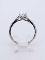 0.98 Cttw Diamond & 18k White Gold Ring With Gia Cert 3 Grams Size 8.75 Fw1224lexzdu