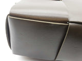 Bottega Veneta Acro Intreccio Dark Green Brown Leather Tote Bag Do1225lwrxde