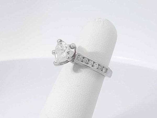 1.60 Cttw Diamond 14k White Gold Ring 4.2 Grams Size 4.5 Aa0625olxzsa