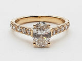 1.5 Cttw Lab Grown Diamonds 14k Yellow Gold 3.05g Ring Size 7 Do0726crxde