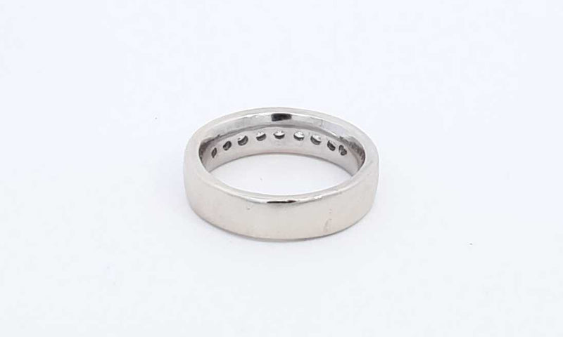 14k White Gold Diamond Ring 0.27ctw 7.7 Grams Size 7.5 Eblixdu 144030001423