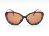 Ralph Lauren Cat-eye Sunglasses In Burgundy Acetate With Brown Lenses Fw1026oxdu