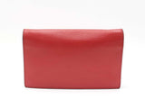 Gucci Gg Betty Wallet With Chain In Red Dollar Leather Fw0526lcrdu