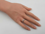 0.30 Cttw Diamond & 14k White Gold Anniversary Ring 3.9g Size 7.25 Fw0326ocrdu
