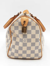 Louis Vuitton Damier Azur Speedy Top Handle Bag Eb1125pxzdu