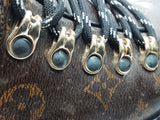Louis Vuitton Glazed Monogram Outland Combat Boots Uk Size 7 Eb0326prxde