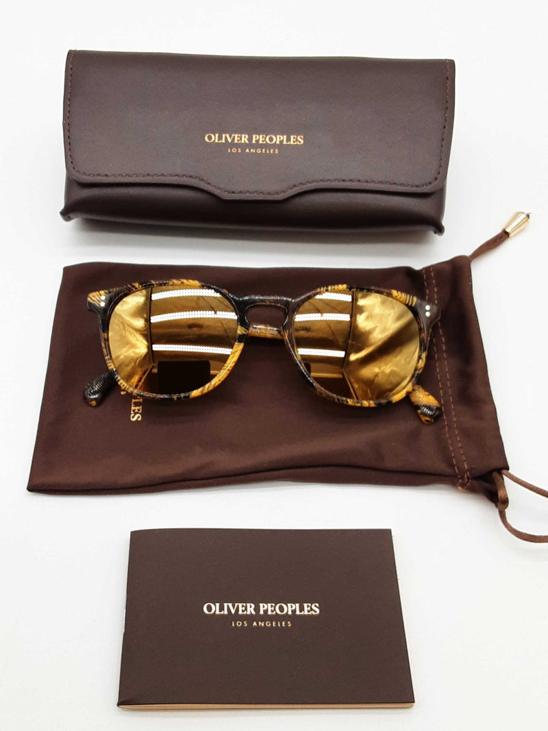 Oliver Peoples Ov5298su Palmiter Soleil Gold Mirror Lens Sunglasses Do1125lxrde
