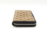 Gucci Twins Gg Monogram Canvas Continental Zip-around Wallet Fw0725orzdu