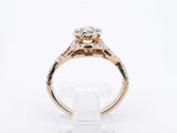 1.10 Cttw Diamond & 14k Yellow Gold Ring 3.3 Grams Size 7 Fw0824rxzdu