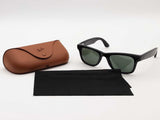 Ray-ban Ray Ban Metas Black Sunglasses Aa0826lzxsa