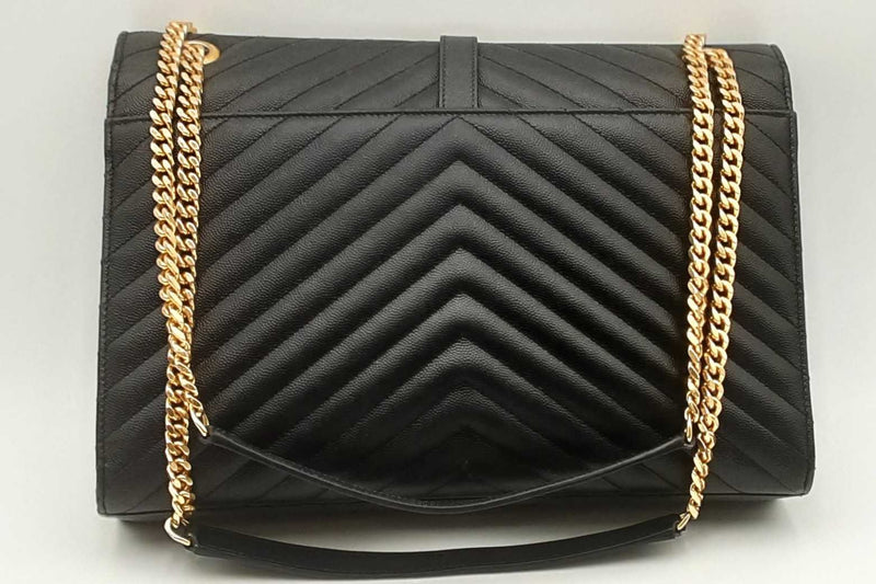 Yves Saint Laurent Envelope Chevron Quilted Shoulder Bag Eb1224pirsa