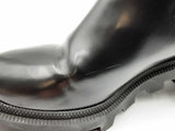 Gucci Chelsea Black Leather Boots Size 35.5 Eb0924lpxdu