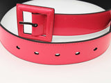 Saint Laurent Neon Pink Patent Leather Belt Size 70 Eb0126rxsa