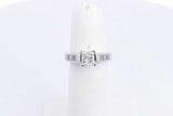 Princess Cut Center Diamond Approx. 1.02ctw Wedding Set In 18k Wg Eb0219owrxsa