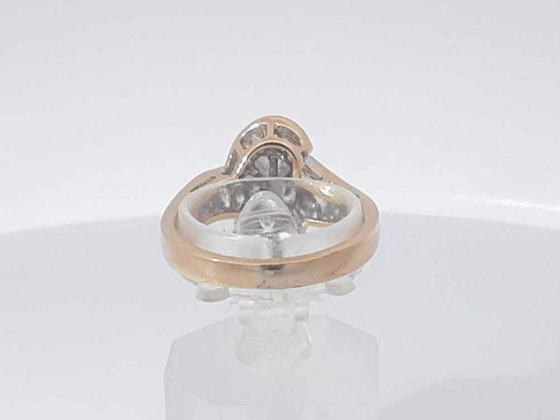 1.71 Cttw Diamond 18k Yellow Gold Ring 5.4 Grams Size 6.5 Aa0725lizxsa