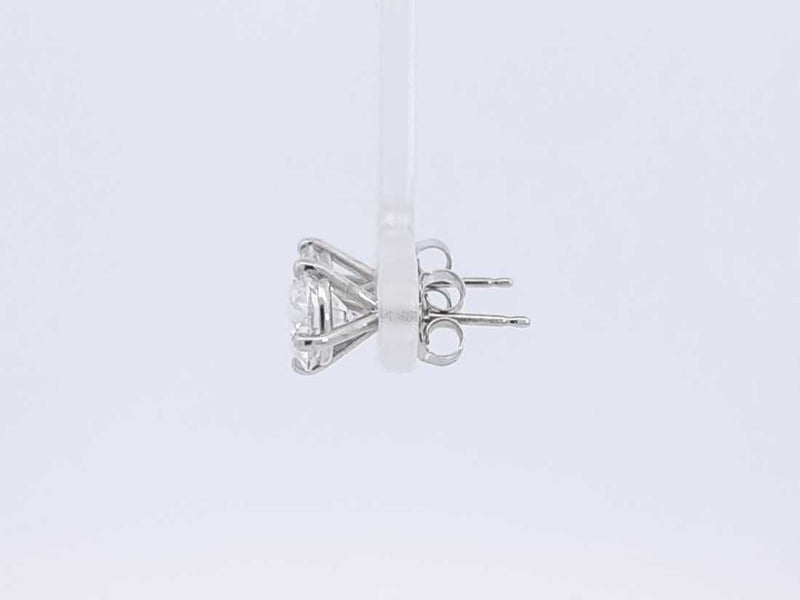2.16ctw Lab Grown Diamond Stud Earrings In 14k White Gold 1.1 Grams Sd0723srxsa
