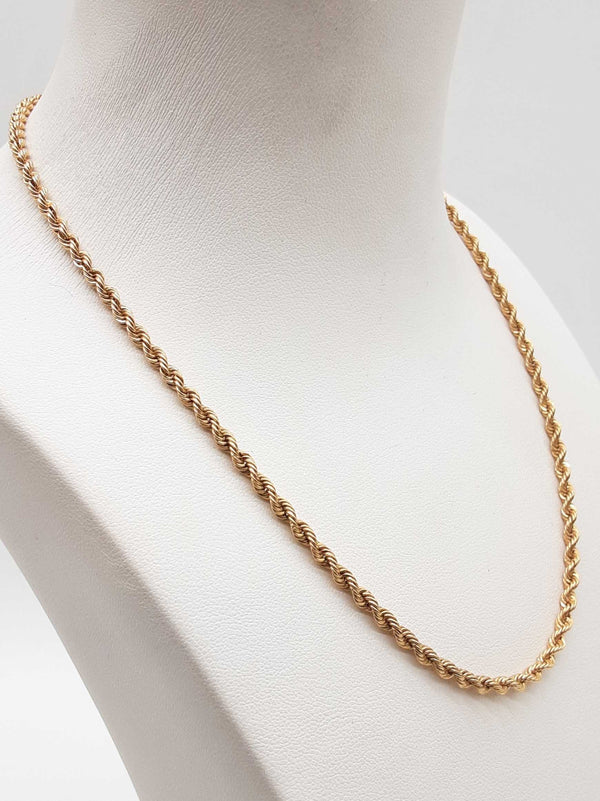 14k Yellow Gold 10.4 Rope Chain 15 In Do0725prxde