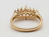 0.32 Cttw Natural Diamonds 14k Yellow Gold 3.5g Ring Size 8 Do0426oride