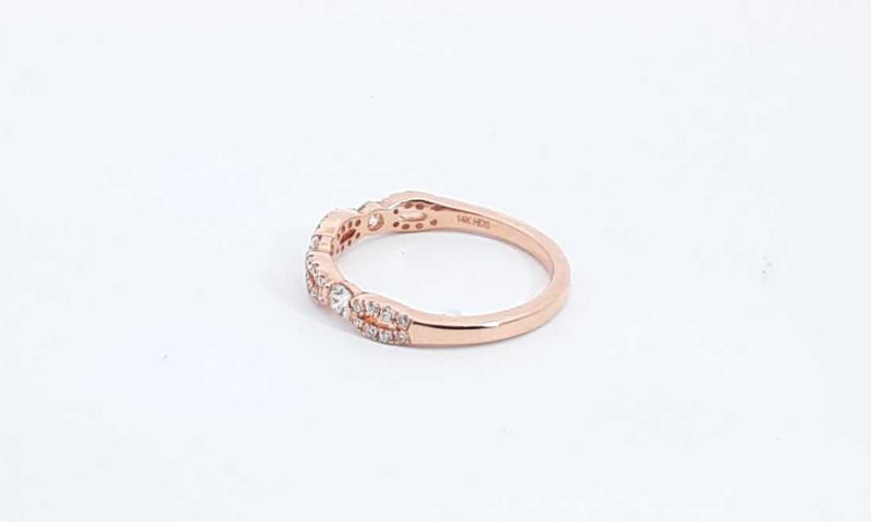 14k Rose Gold Lab Grown Diamond Ring Size 7 Eblsedu 144020004864