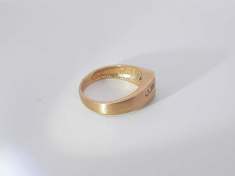 .34ctw Diamonds 14k Yellow Gold 4.3 Grams Ring Size 9 Sd0425ozxsa