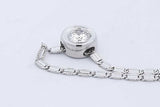 0.50ctw Diamond Pendant Necklace 18k White Gold 5.6 Grams 15.5 Inch Eb0426corde