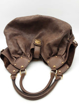 Louis Vuitton Perforated Monogram Mahina Leather Hobo Shoulder Bag Eb1025wrxde