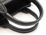 Marc Jacobs The Micro Tote Bag Black Pebbled Leather Fw0926lordu