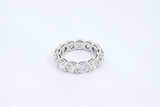 Approx. 6.5ctw Diamond Eternity Band 14k White Gold 4.96g Size 6.5 Eb1024cxxzsa