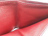 Louis Vuitton Red Crocodile Leather Bifold Wallet Do0926ixzde