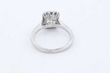 1.95cttw Diamond Ring In Platinum 4.3 Grams Size 3 Eb0826oixzde