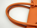 Hermes Birkin 35 Orange Epsom Palladium Hardware Handbag Do0124exzxde