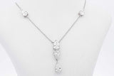 2.52cttw Lab Grown Pear Shaped Diamond Pendant Necklace 14k Gold 3.3g Eb826crxsa