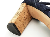 Jimmy Choo Margo Blue Denim Heel Size Eu 36.5 Do0226rxde