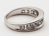 1.54 Cttw Natural Diamonds 14k White Gold 5.6g Ring Size 7.5 Do0226crxde
