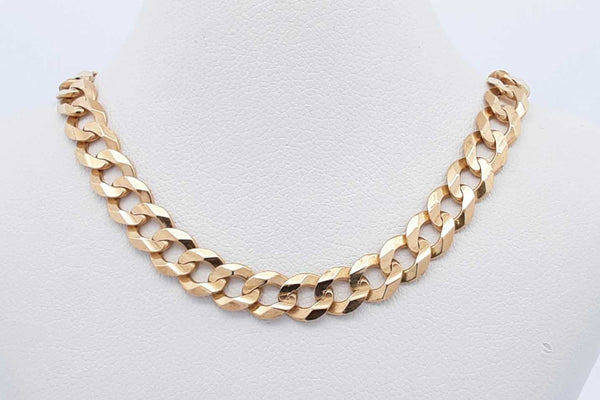 14k Yellow Gold Curb Link Chain 21.7 Grams 23 Inch Eb0924cxzsa