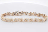2.86cttw Diamond Bracelet In 14k Yellow Gold 23.3 Grams 7 Inch Eb0326lsxzsa