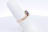 Purple Gemstone Ring In 14k Yellow Gold 4 Grams Size 6 Eb0724lwxsa